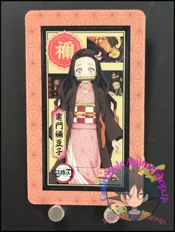 Tanjiro Nezuko Kamado Demon Slayer Kimetsu no Yaiba Plastic Card Japanese KOGUM - Image 1