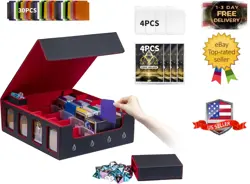 MTG Commander Deck Box 3200+Trading Card Storage Box TCG Deck Case with Display - Image 1