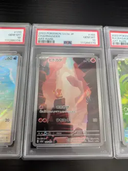 PSA 10 Bulbasaur Charmander Squirtle AR Set 166 168 170 Pokemon Card 151 Japan ① - Image 4