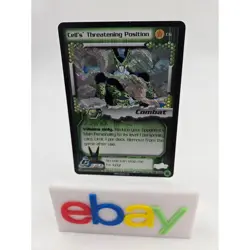 Dragon Ball Z CCG Cell's Threatening Position Foil Card C6 Anime - Image 1
