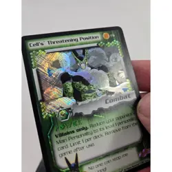 Dragon Ball Z CCG Cell's Threatening Position Foil Card C6 Anime - Image 2
