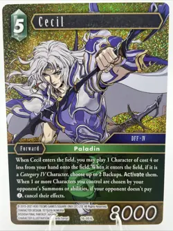Cecil 16-051L Legendary FOIL Opus 16 Emissaries of Light Final Fantasy TCG Card - Image 1