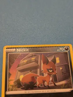 Pokemon Error Crimped Card Nickit - Image 2
