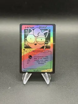 Pokederp 2 1st Edition Breakout Jiggles Holo- Jigglypuff 5/8 Custom Derpy Card - Image 1