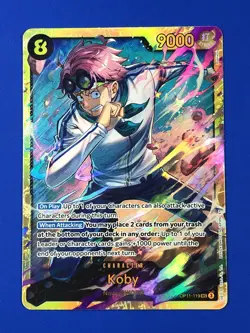 One Piece | OP11-119 (KOBY) English Secret Rare Card Bandai CCG Divine Speed - Image 2
