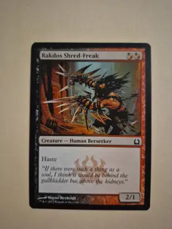 Rakdos Shred-Freak 221 MTG NM Return to Ravnica (C) - Image 1
