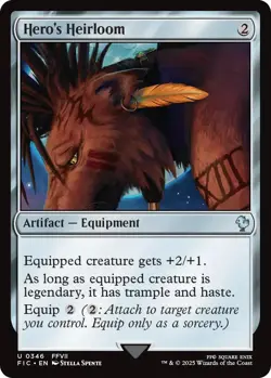Foil - Hero's Heirloom (Surge Foil) - 346 / NM / English MTG - Image 1