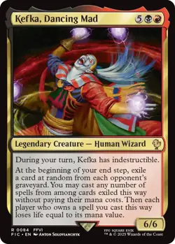 Foil - Kefka, Dancing Mad (Surge Foil) - 84 / NM / English MTG - Image 1