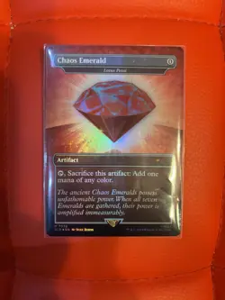 Chaos Emerald (Lotus Petal) Red Secret Lair Sonic MTG - Image 2