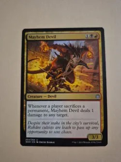Mayhem Devil 204/264 MTG NM War of the Spark - Image 1