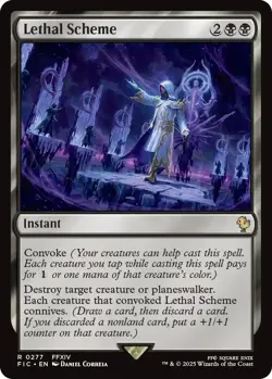 Foil - Lethal Scheme (Surge Foil) - 277 / NM / English MTG - Image 1