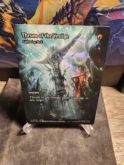 Thrum of the Vestige [Lightning Bolt] - showcase - Final Fantasy FCA MTG 0040 - Image 1