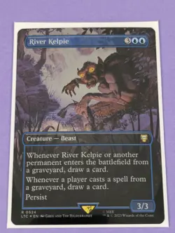 MTG: The Lord of the Rings: River Kelpie Borderless Foil #0524 Rare - NM - Image 1