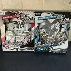 Pokemon TCG White Flare and Black Bolt Binder Collection - Image 1