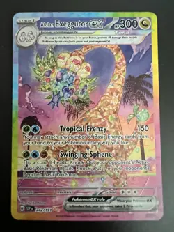 Pokemon Surging Sparks Alolan Exeggutor ex 242/191 Special Illustration Rare NM - Image 1
