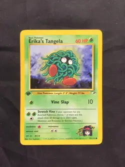 Pokemon Cards: Gym Heroes 1st Edition Common: Erika's Tangela 79/132 - Image 1