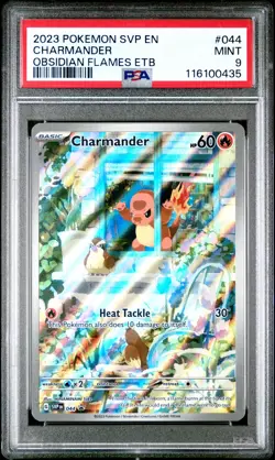 2023 POKEMON SVP EN-SV BLACK STAR PROMO #044 CHARMANDER PSA 9 - Image 1
