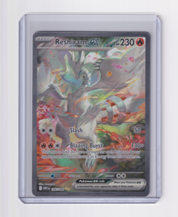 Reshiram ex SIR #166 Pokemon White Flare 166/086 NM-Mint Condition (English) - Image 1