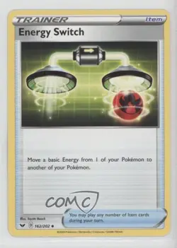 Energy Switch Pokemon Sword & Shield #162 z6b - Image 1