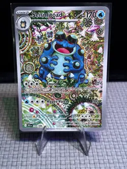 Seismitoad Illustration Rare 105/086 Pokemon Black Bolt - Image 1
