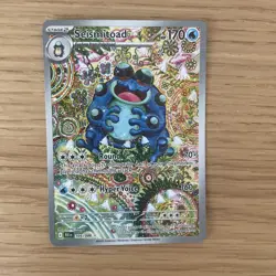 Seismitoad Illustration Rare 105/086 Pokemon Black Bolt - Image 1