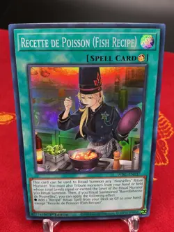 Recette de Poisson (Fish Recipe) WISU-EN037 Yugioh Wild Survivors LP - Image 1