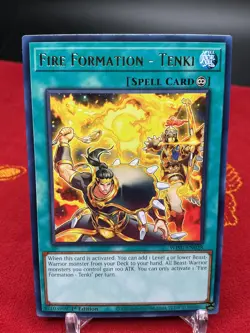 Fire Formation - Tenki WISU-EN028 Yugioh Wild Survivors LP - Image 1