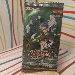 YuGiOh! Legendary Duelists: Synchro Storm Factory Sealed Booster Pack - Image 1
