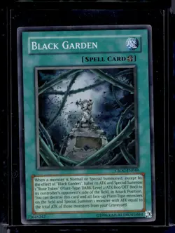 Yugioh Black Garden Unlimited Edition Super Rare CSOC-EN048 NM - Image 1