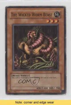 The Wicked Worm Beast Unlimited YuGiOh Starter Deck Kaiba #SDK-004 READ 00gy - Image 1