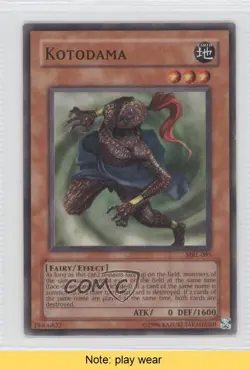 Kotodama Unlimited YuGiOh Magic Ruler Booster #MRL-095 2002 READ fm0 - Image 1