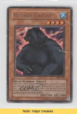 Mother Grizzly Unlimited YuGiOh Magic Ruler Booster #MRL-090 2002 READ 0j6 - Image 1