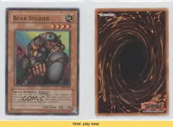 Boar Soldier Unlimited YuGiOh Magic Ruler Booster #MRL-089 2002 READ 0u3 - Image 3