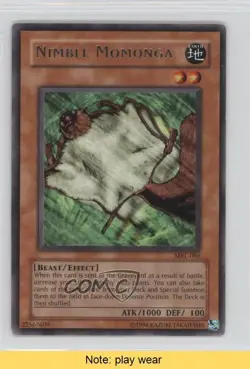 Nimble Momonga Unlimited YuGiOh Magic Ruler Booster #MRL-086 2002 READ 0b5 - Image 1