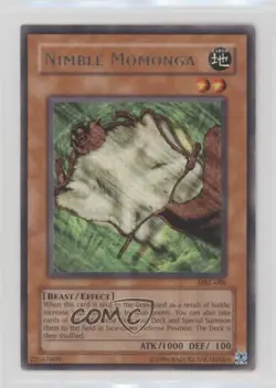 Nimble Momonga Unlimited YuGiOh Magic Ruler Booster #MRL-086 2002 12kb - Image 1