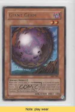 Giant Germ (R) Unlimited YuGiOh Magic uler Booster #MRL-E085 2002 READ c6w - Image 1