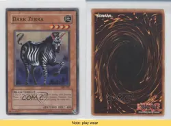 Dark Zebra Unlimited YuGiOh Magic Ruler Booster #MRL-084 2002 READ 1a1 - Image 3