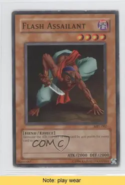 Flash Assailant Unlimited YuGiOh Magic Ruler Booster #MRL-082 2002 READ 1a1 - Image 1