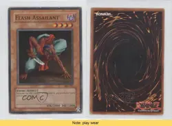 Flash Assailant Unlimited YuGiOh Magic Ruler Booster #MRL-082 2002 READ 1a1 - Image 3