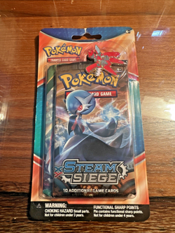 Pokemon TCG: XY Steam Siege 2-Pack blister + Pin - Factory Sealed - Image 1