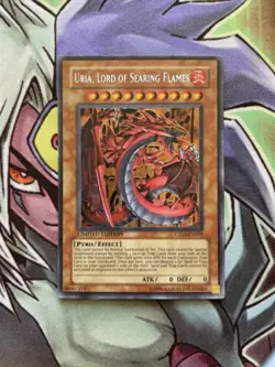 CT03-EN005 Uria, Lord Of Searing Flames Secret Rare Limited Edition NM Yugioh - Image 1