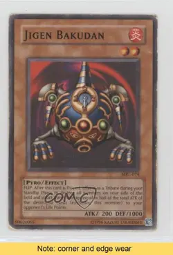 Jigen Bakudan Unlimited YuGiOh Magic Ruler Booster #MRL-074 2002 READ 0d08 - Image 1