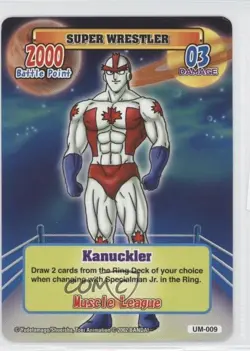 2003 Ultimate Muscle: The Kinnikuman Legacy Battle Card Game Batt Kanuckler 1h2 - Image 2