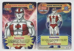2003 Ultimate Muscle: The Kinnikuman Legacy Battle Card Game Batt Kanuckler 1h2 - Image 3