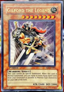 Gilford The Legend 1st Edition SD5-EN001 Ultra Rare Yu-Gi-Oh Card Near Mint NM - Image 1