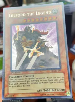 Gilford The Legend 1st Edition SD5-EN001 Ultra Rare Yu-Gi-Oh Card Near Mint NM - Image 2