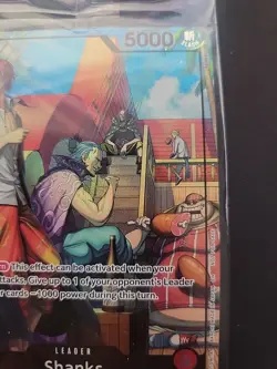 PSA Magazine Promo July 2025 One Piece SHANKS OP09-001 Holo Promo Card UNGRADED - Image 3