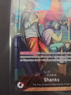 PSA Magazine Promo July 2025 One Piece SHANKS OP09-001 Holo Promo Card UNGRADED - Image 4