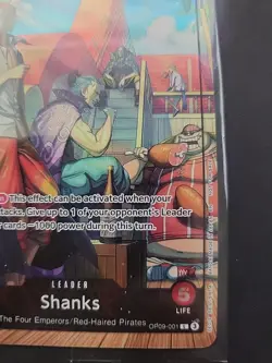 PSA Magazine Promo July 2025 One Piece SHANKS OP09-001 Holo Promo Card UNGRADED - Image 5