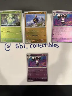 Gothorita Master Ball 042/086 White Flare Pokemon Card English +3 Pokeball Holos - Image 1